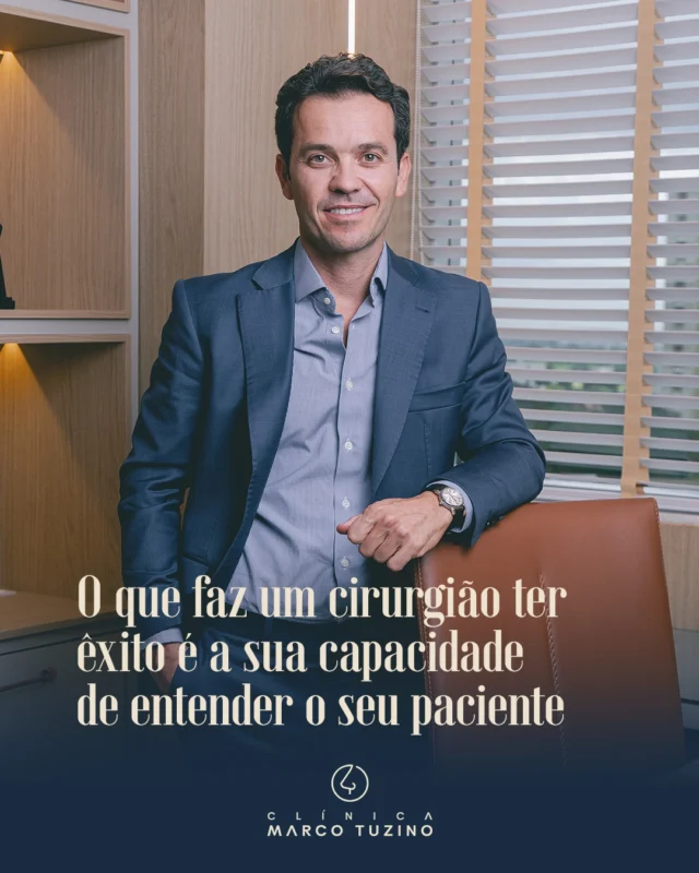 Mais do que técnica, um bom cirurgião precisa saber escutar.

Não é só o domínio do bisturi, é a capacidade de entender profundamente quem está do outro lado da mesa.⠀

Cada paciente tem uma história, uma expectativa, um medo e um motivo que o trouxe até mim.⠀

E é só com esse olhar atento e empático que é possível extrair de verdade qual o verdadeiro desejo de cada um com a cirurgia. 

Assim fica muito mais fácil de criarmos um vínculo médico/paciente e alinharmos as expectativas.
⠀
Ética, confiança, acolhimento e excelência médica caminham juntos. Sempre.

#DrMarcoTuzino #rinoplastia #rinoplastiacampinas