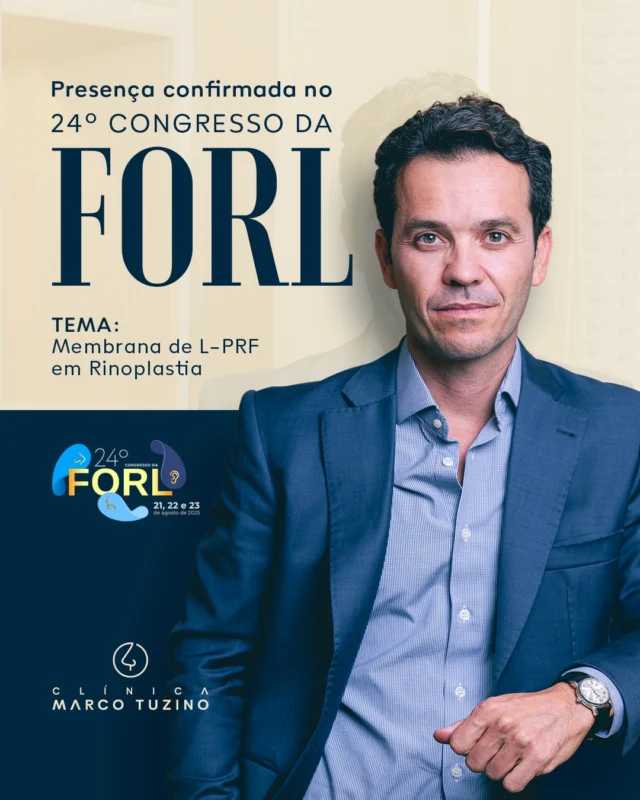 Hoje começa o 24º Congresso da FORL (Fundação Otorrinolaringologia
) e estarei apresentando uma palestra sobre “Membrana de L-PRF em Rinoplastia”. 👃

Será um momento de troca, aprendizado e conexão com colegas que compartilham a mesma paixão pela especialidade.

👨‍⚕️ Ansioso para contribuir e também absorver novos conhecimentos!

#CongressoFORL #Rinoplastia #LPRF #MarcoTuzino
