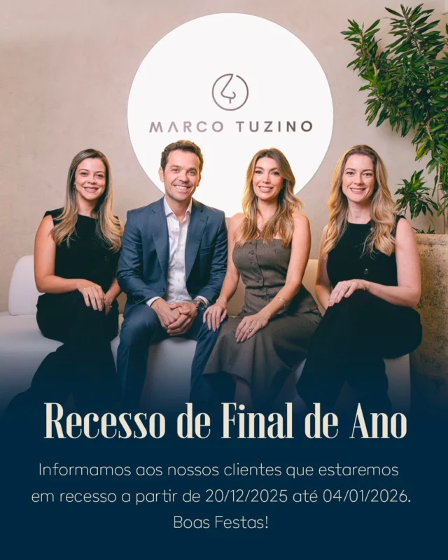 2025 foi um ano de muitos sorrisos e transformações na clínica. Agora, é hora de celebrarmos a vida e a família. ❤️

Estaremos em recesso do dia 20/12 ao dia 04/01.

Que este período de festas seja leve, alegre e cercado de boas energias. Nos vemos em 2026 para continuarmos realizando sonhos e cuidando da sua saúde e autoestima!

Um grande abraço de toda a equipe Dr. Marco Tuzino. ✨

#Rinoplastia #Natal2025 #DrMarcoTuzino
